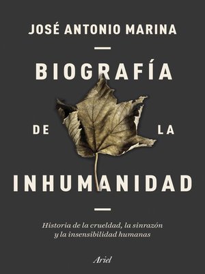 cover image of Biografía de la inhumanidad